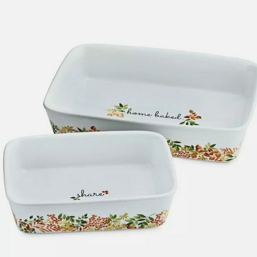 Martha Stewart 2pc Baking Dish Set